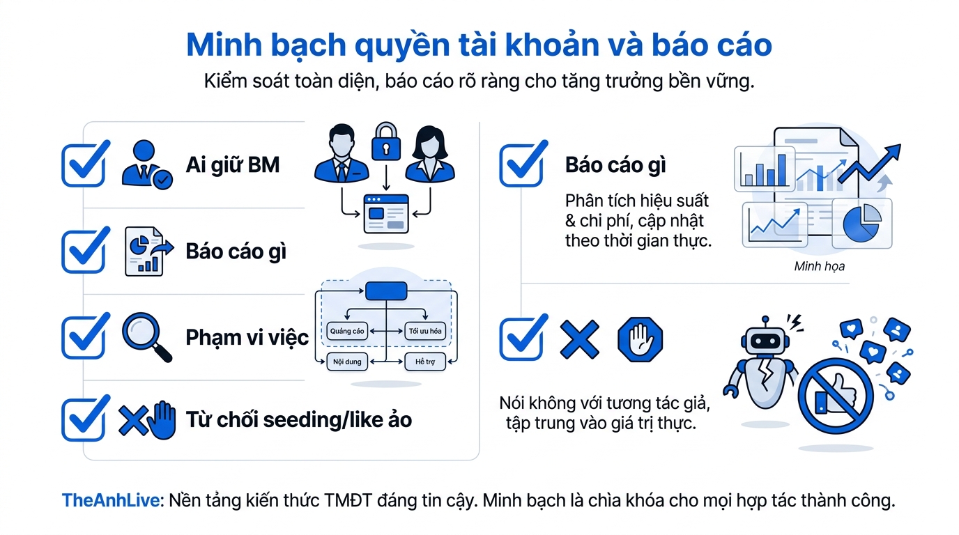 Câu hỏi khi thuê agency marketing minh bạch