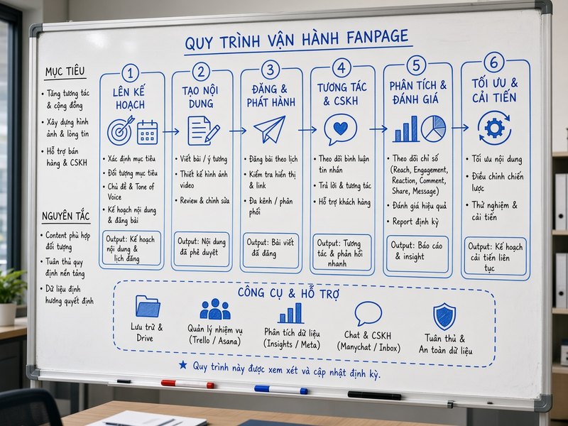 Cấu trúc workflow giống đang vận hành