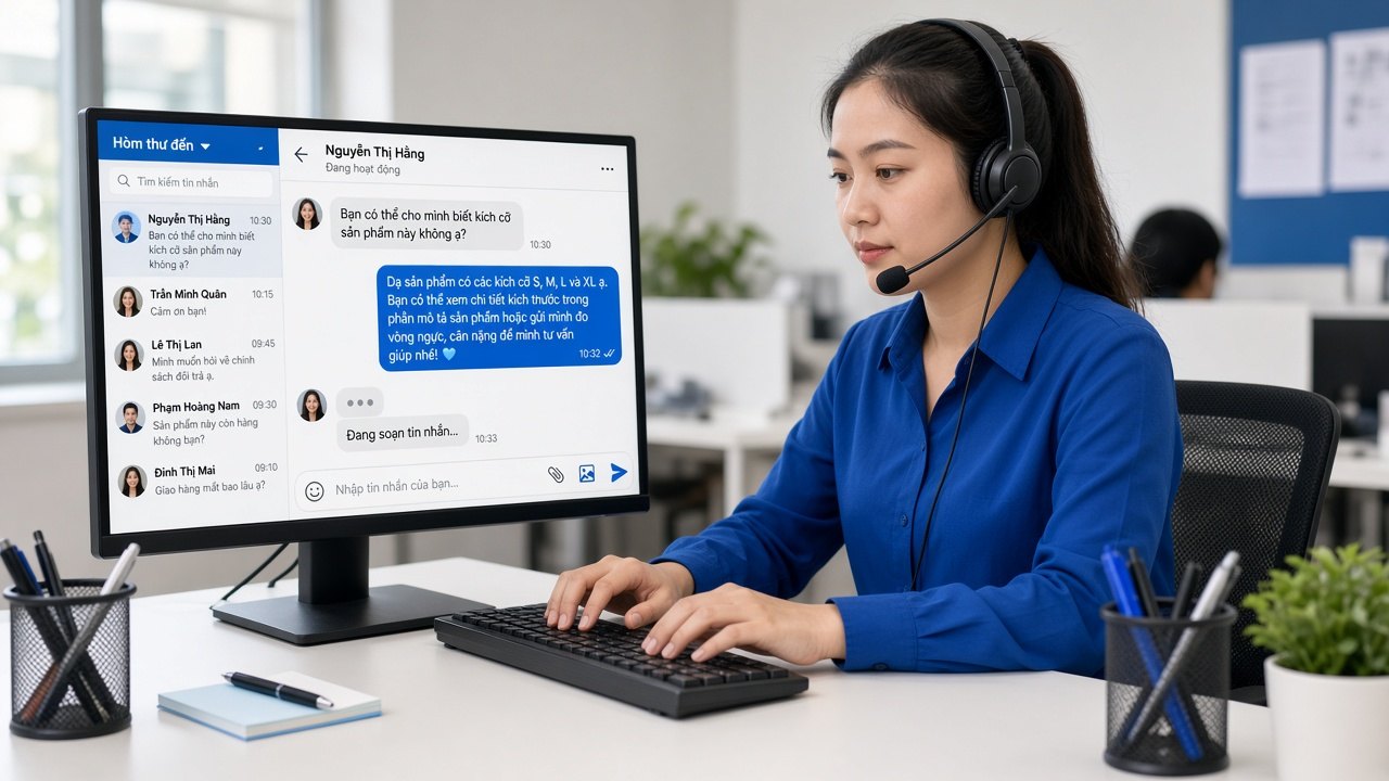 Trực inbox và chốt đơn
