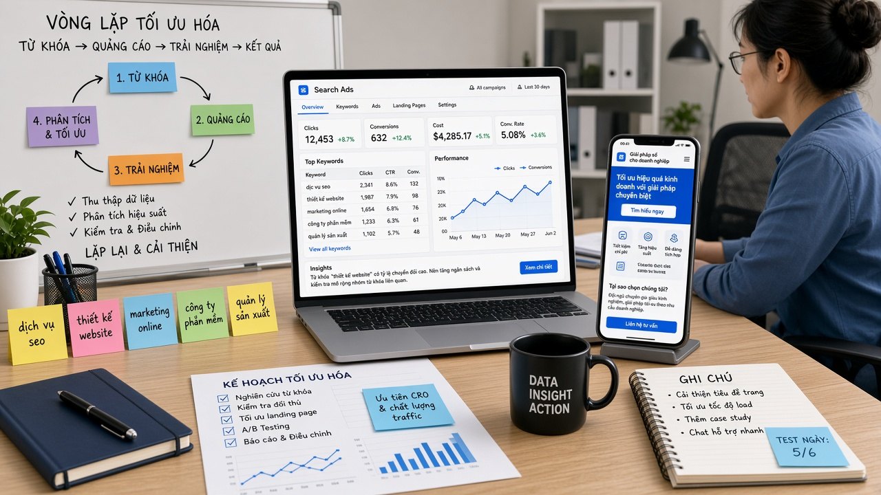 Vòng lặp tối ưu Google Ads