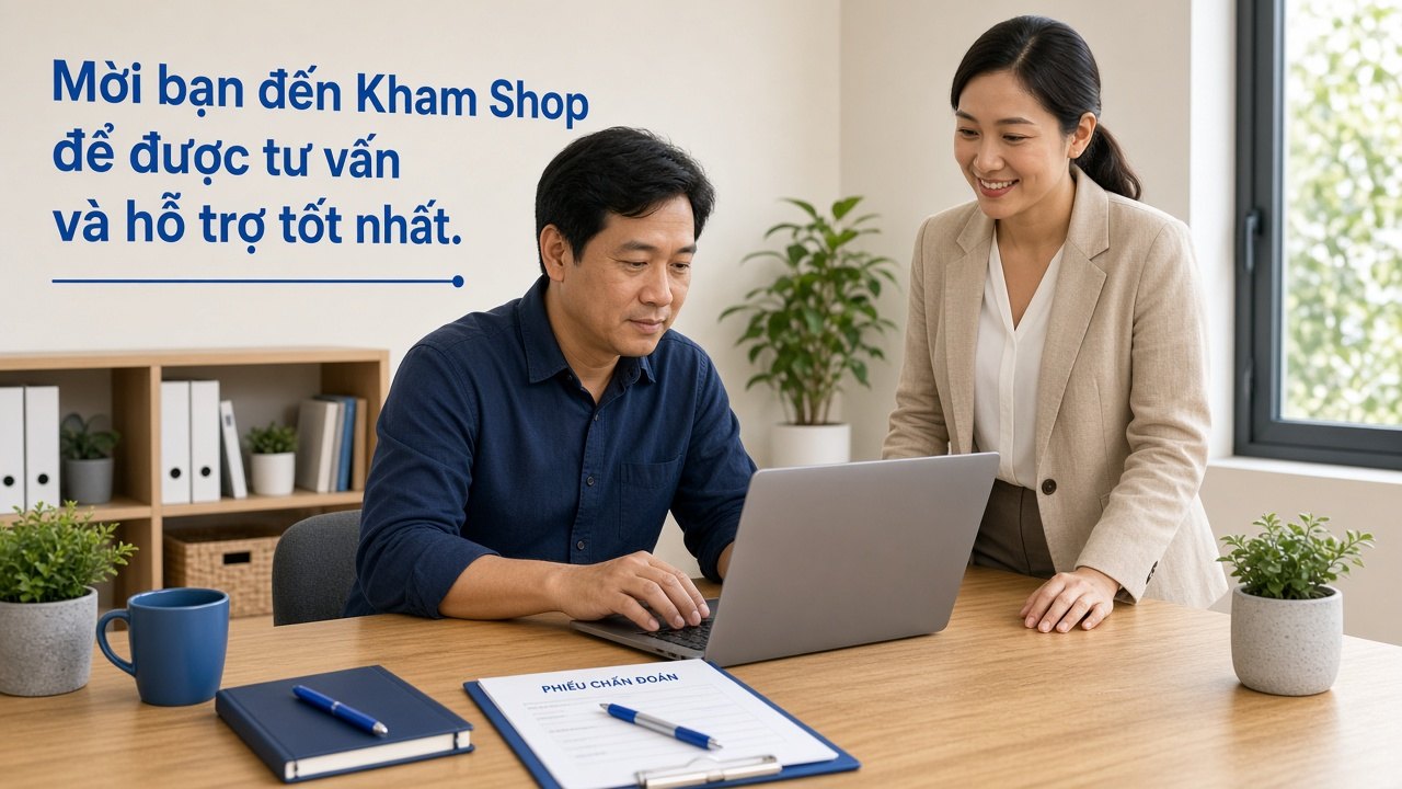 Gửi thông tin khám shop