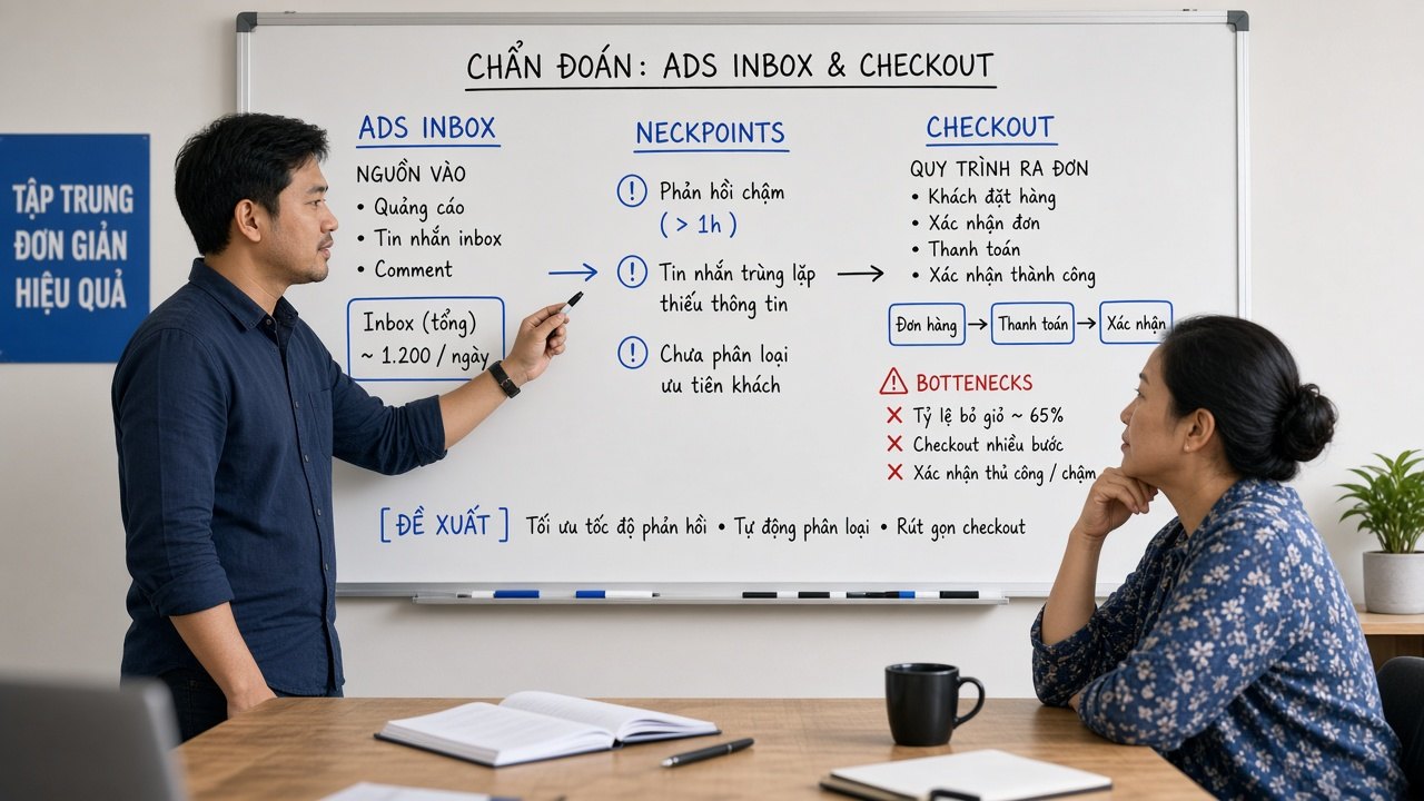 Khám shop — tìm mắt xích đang kẹt
