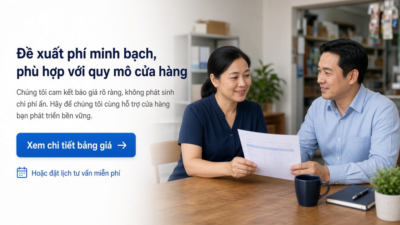 Đăng ký khám shop để nhận đề xuất phí