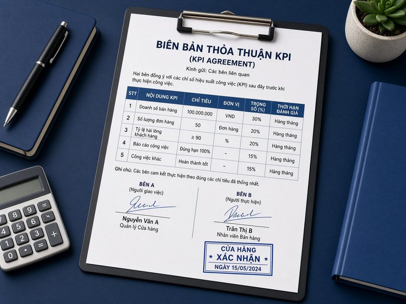 KPI thống nhất trước khi làm