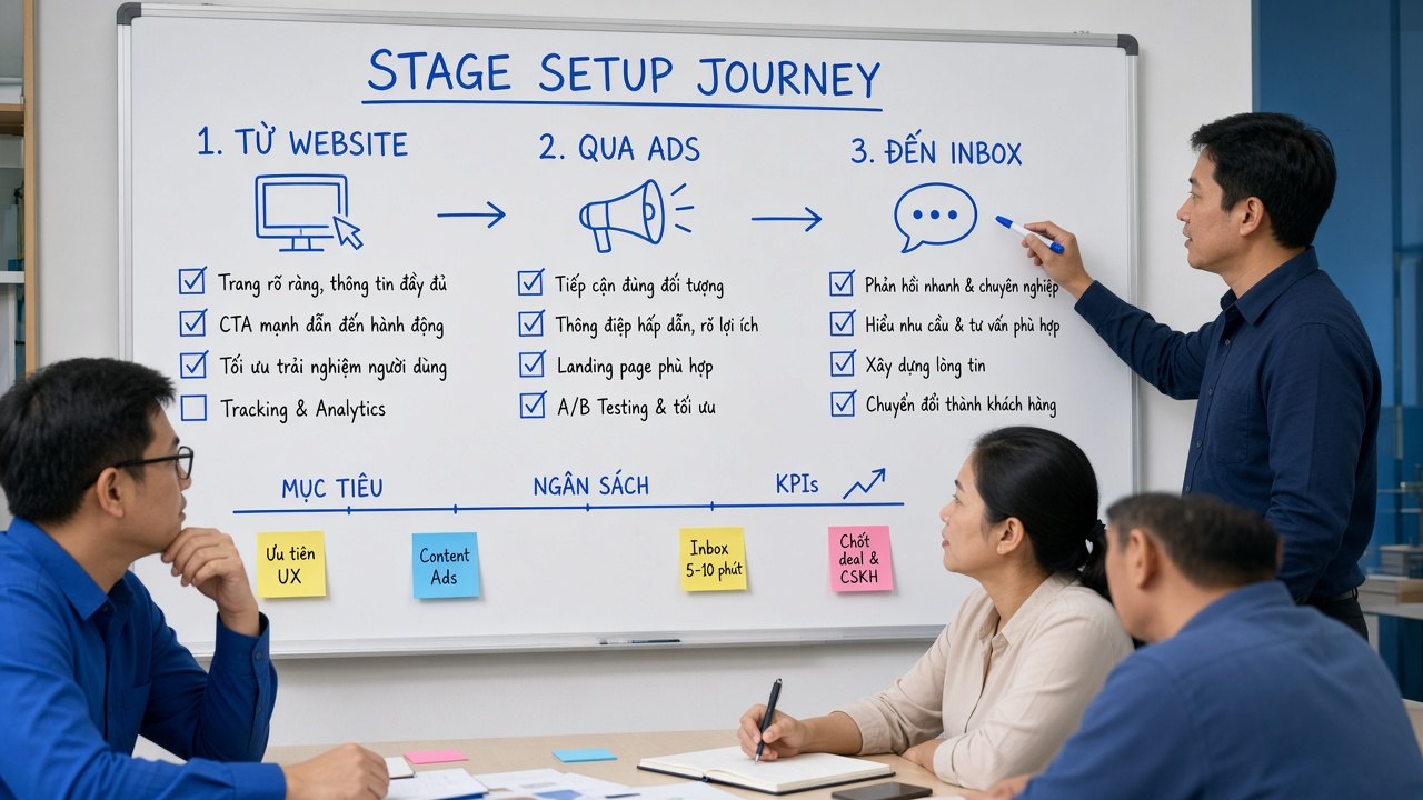 Lộ trình setup theo giai đoạn