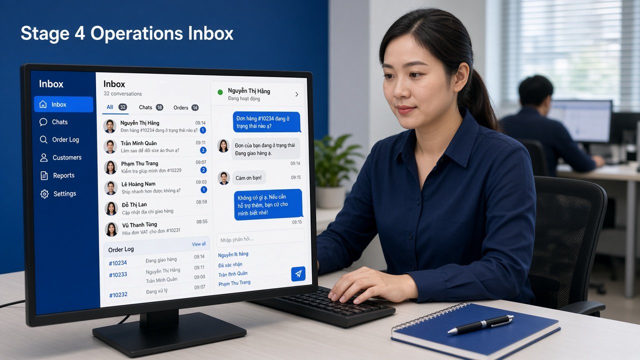 Giai đoạn inbox / vận hành