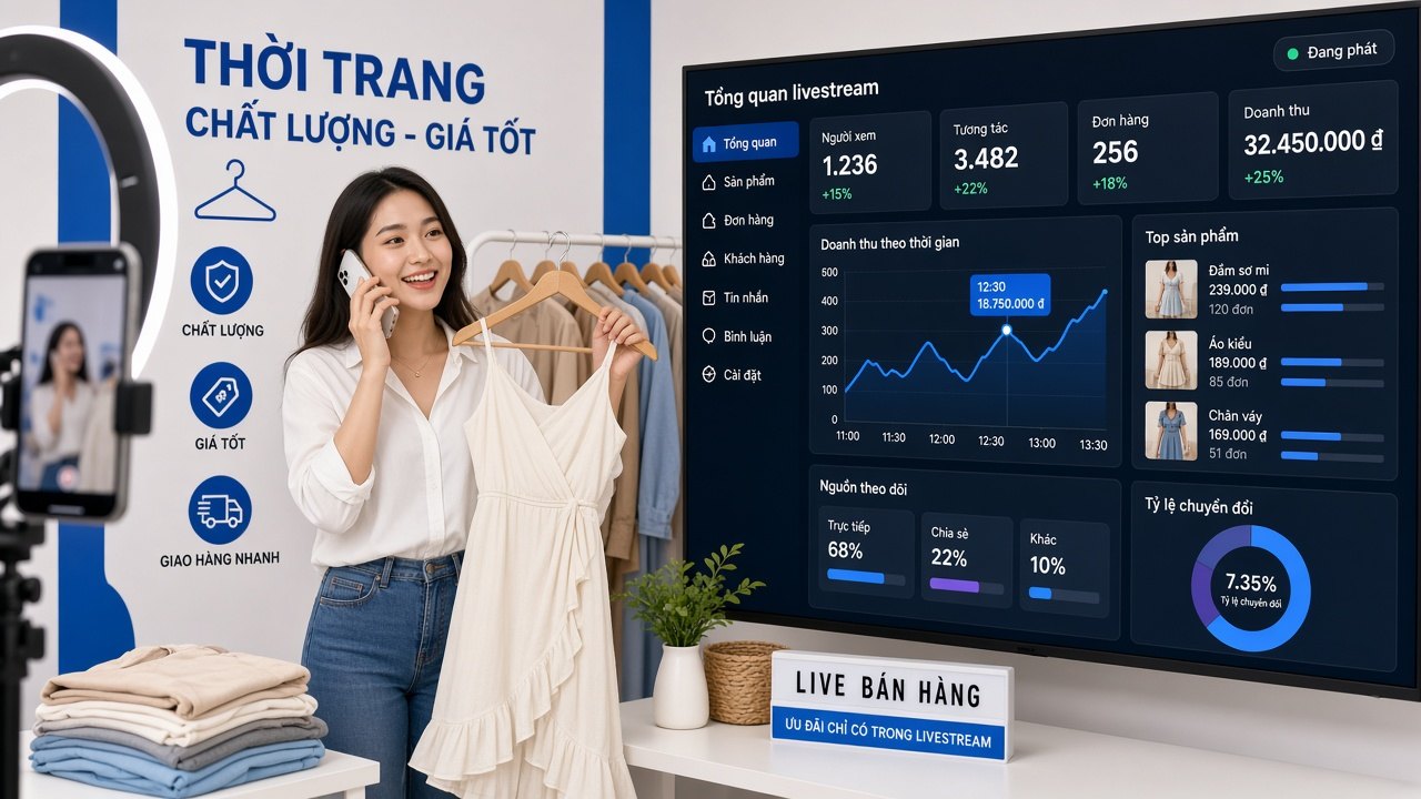 Quảng cáo TikTok video và livestream